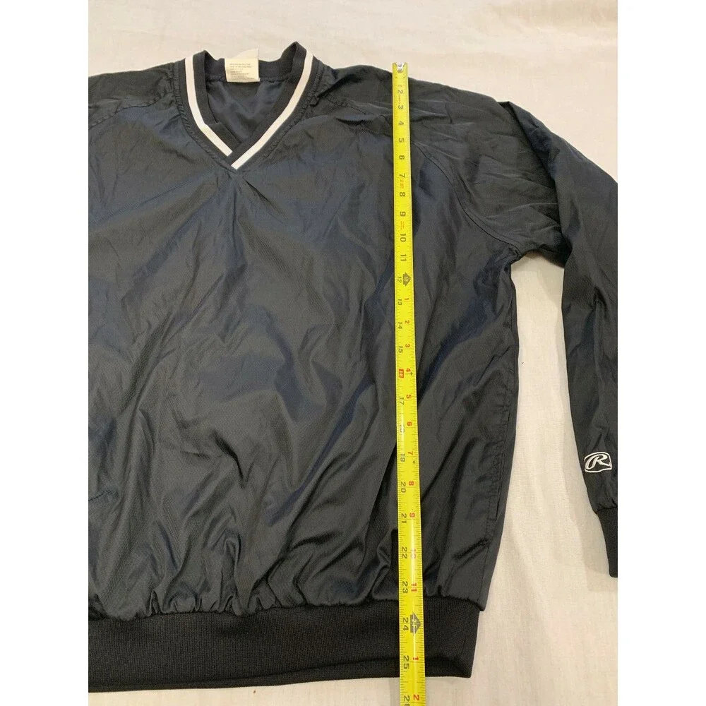RAWLINGS MENS NYLON WATERPROOF WINDBREAKER SIZE M